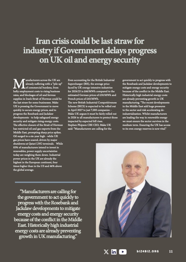 biz4biz's tweet image. UK manufacturers are drowning today under energy bills four times higher than the US, and a closed Strait of Hormuz just made it worse.  

Read: lnkd.in/deQy4Xhk 
Subscribe: lnkd.in/e-Aqk47F

#UKManufacturing #EnergyPrices