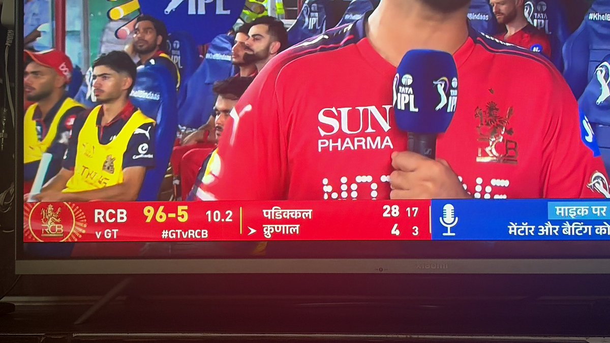 Darshit08534604's tweet photo. HaaRCB comes Down to earth And Got humbled by #GT … and they realised it After  moving drom luluswami and its highway pitch  #IPL #RCBVSGT @Rajiv1841 @chinmay_marwadi https://t.co/kV0TX1ncmx