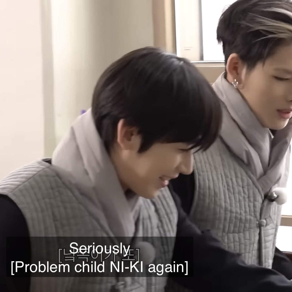 so if sunghoon’s the dad and ni-ki’s the “problem child” that makes sunoo the..?