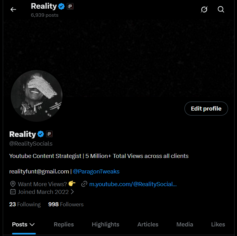 Reality tweet media