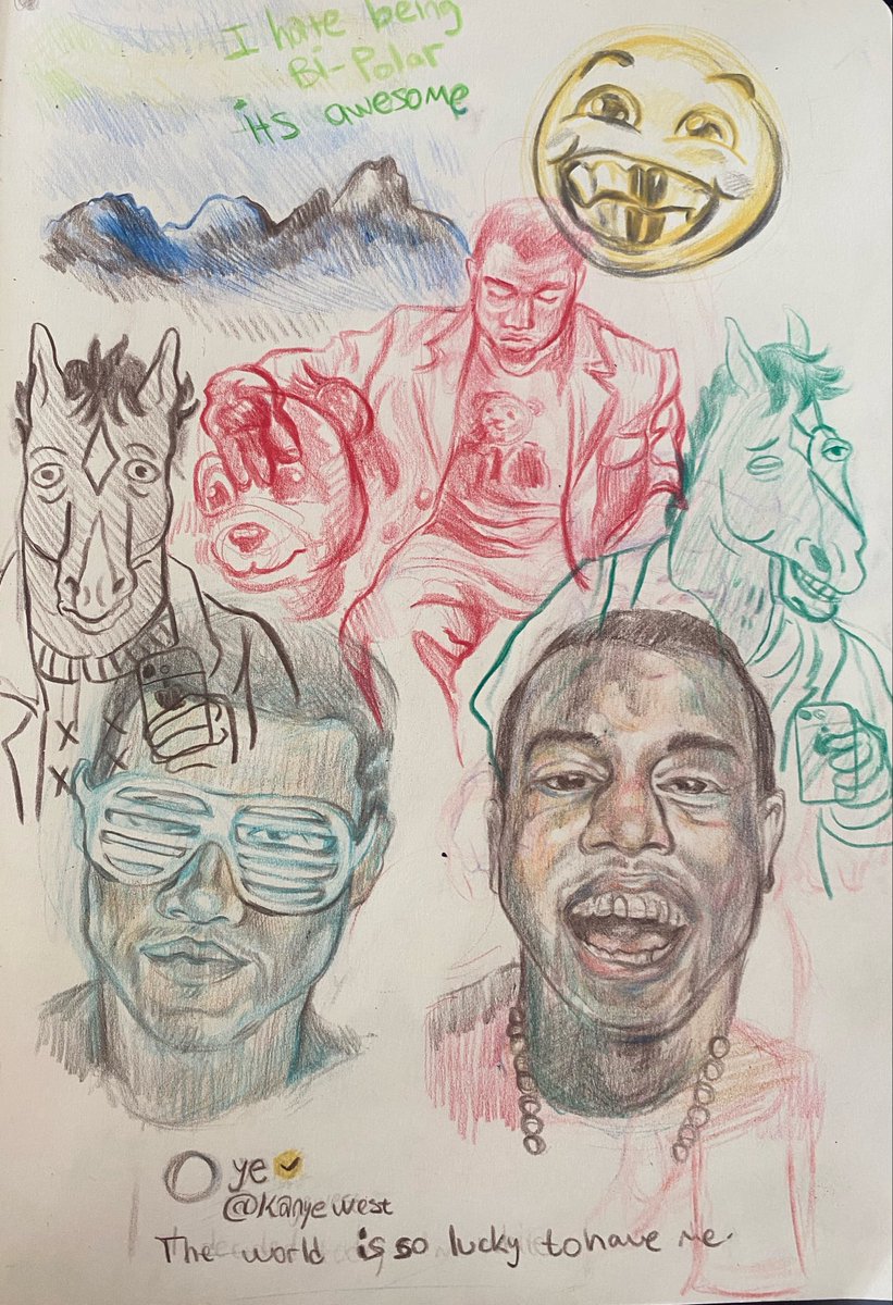 iaggxx's tweet image. #kanye page #bojackhorseman