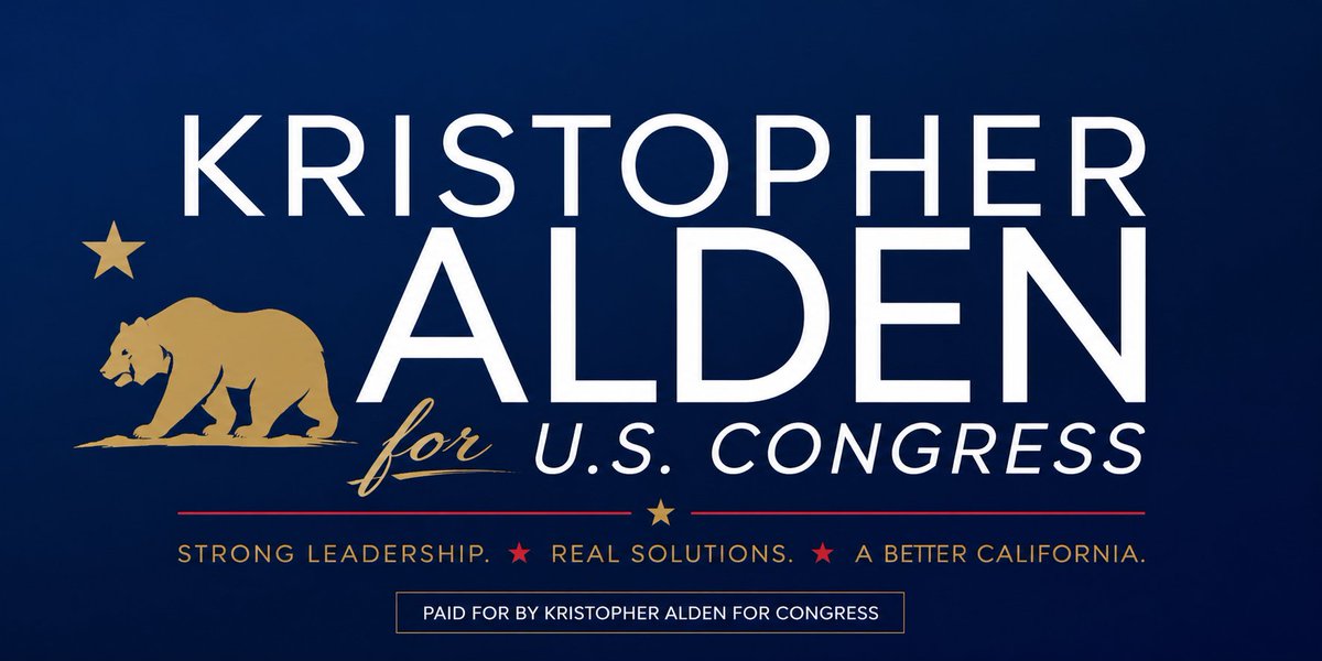 OfficialKAlden's tweet photo. Strong Leadership, Real Solutions and a Better California https://t.co/JedEUxCFge