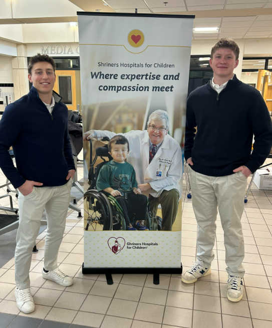 MHSGRIDIRON's tweet photo. Incredibly proud of these two young men being selected to represent Medfield Football in the 2026 Shriner's Classic on June 12th.  #MeWe @gavin_seitz74 @BradyMack23 @MedfieldAD https://t.co/H6ku9fHMHE