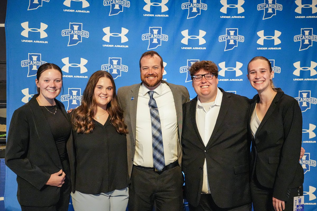 _SethMontgomery's tweet photo. The original crew that helped us build @IndStAthletic Communications!

Cannot say enough about this group that helped drive our student work staff to where it is today! Sad to see the senior class as they move on, but they put us on the best path.

Thank you all! https://t.co/qEOI3NU0N3