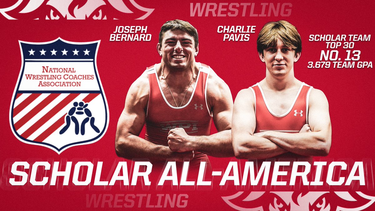 WPIAthletics's tweet image. 🇺🇸𝐒𝐜𝐡𝐨𝐥𝐚𝐫 𝐀𝐥𝐥-𝐀𝐦𝐞𝐫𝐢𝐜𝐚🇺🇸

@WPIWrestling's Bernard and Pavis Named @nwcawrestling Scholar All-Americans; Team Ranked 13th in Scholar Team Top 30 😮‍💨

Read for more ⬇️
📰-tinyurl.com/r9fcd4ex

📚x🤼‍♂️x🐐
#GoatNation #d3wrestle