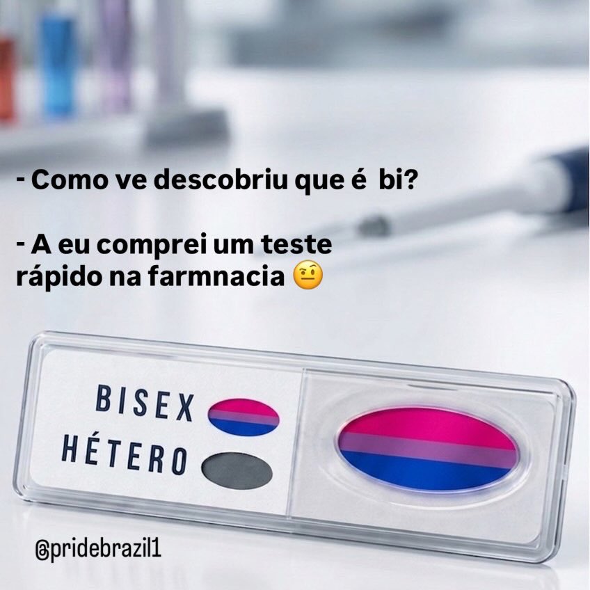 pridebrazill's tweet photo. Como vc descobriu? 🤨 #trans #gay #lesbica #bi https://t.co/t04W7IZCjU