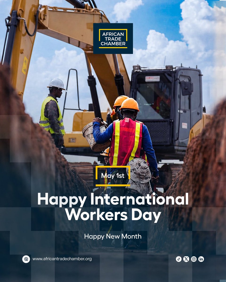 ATC_Chamber's tweet image. Honoring the hands that build, power, and move Africa forward. 

Happy International Workers’ Day!

#ATC #ATS #WorkersDay #AfricaRising #BuildAfrica