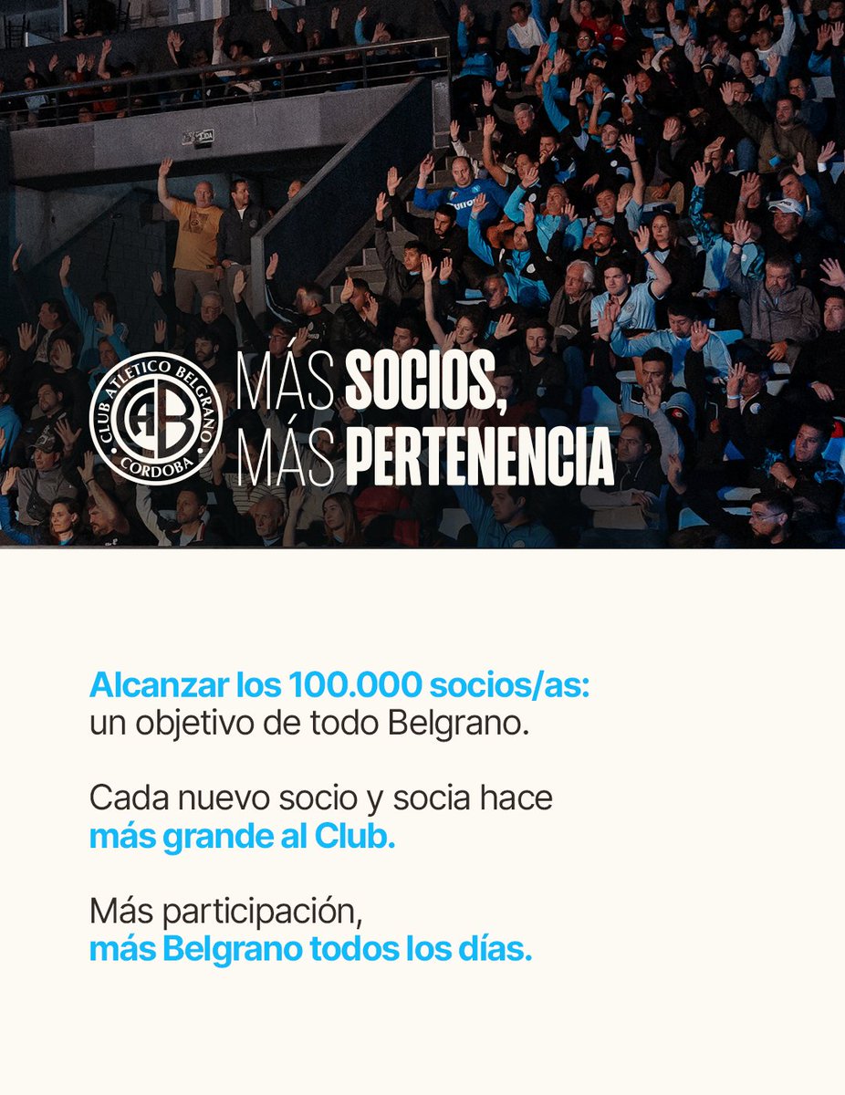 🪪🏴‍☠️ #MásSociosMásPertenencia
El presidente ratificó la meta de superar los 100.000 socios y socias, entendiendo que cada nueva incorporación fortalece la vida institucional y económica del Club. Además, subrayó la importancia de impulsar una participación cotidiana que consolide