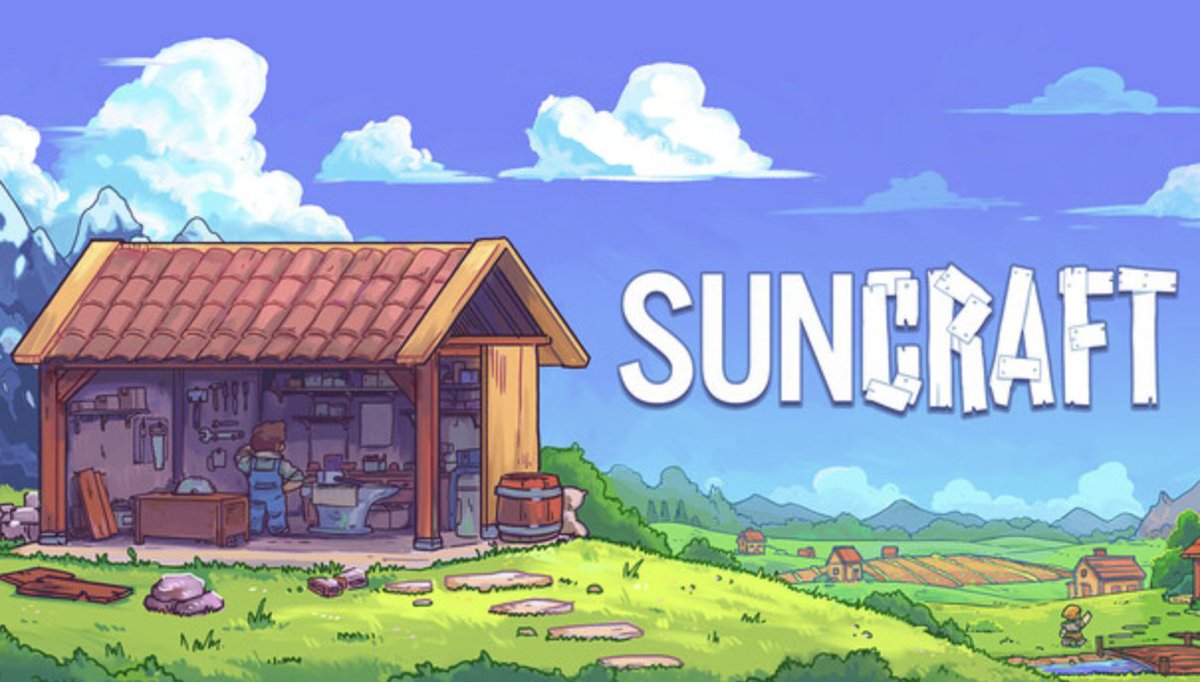myPotatoGames's tweet photo. I have codes for Suncraft to share!

Simply let me know if you want to be considered for a copy of the game and wishlist Suncraft on Steam!

The Suncraft demo just released TODAY! It is a super relaxing sandbox experience where survival, exploration, and lots of crafting come together to create one giant cozy experience.

There are no pressure mechanics, and you simply create a beautiful pixel world at your own pace. Spend your days gathering resources, then craft and rebuild the grand lighthouse.

Helping local villagers with their requests is a really fun way to get to know them and also to improve your crafting game to upgrade our tools.