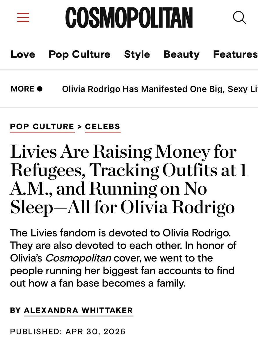 olivia rodrigo acervo tweet media