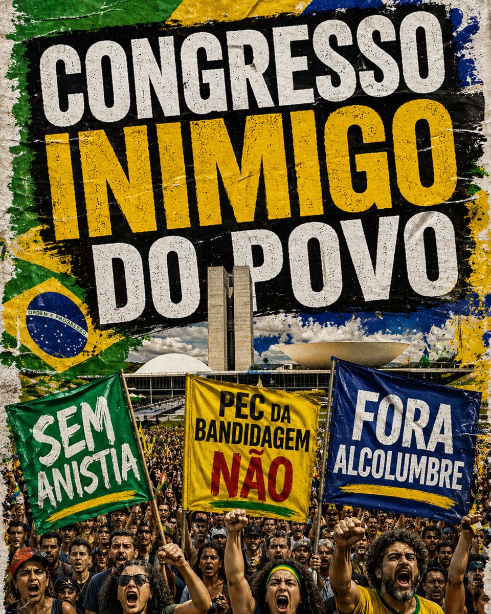 ThiagoResiste's tweet photo. Davi Alcolumbre está articulando com o CONGRESSO INIMIGO DO POVO aprovar hoje um projeto que diminui pena pra golpistas mas também diminui pena de ESTUPRO, PEDOFILIA, SEQUESTRO, FACCIONADO e LATROCÍNIO!!!

Tudo pra se salvar no caso do BOLSOMASTER!!

Quem é contra, comente CONGRESSO INIMIGO DO POVO e
BOLSOMASTER