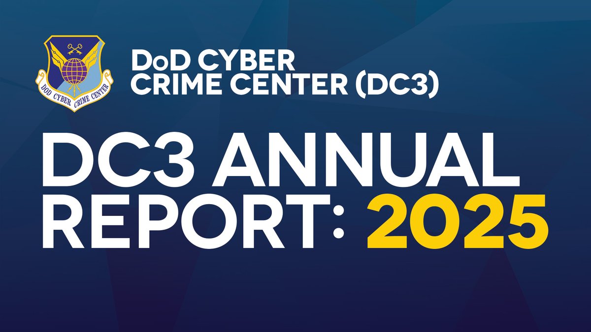 DoD Cyber Crime Center (DC3) tweet media