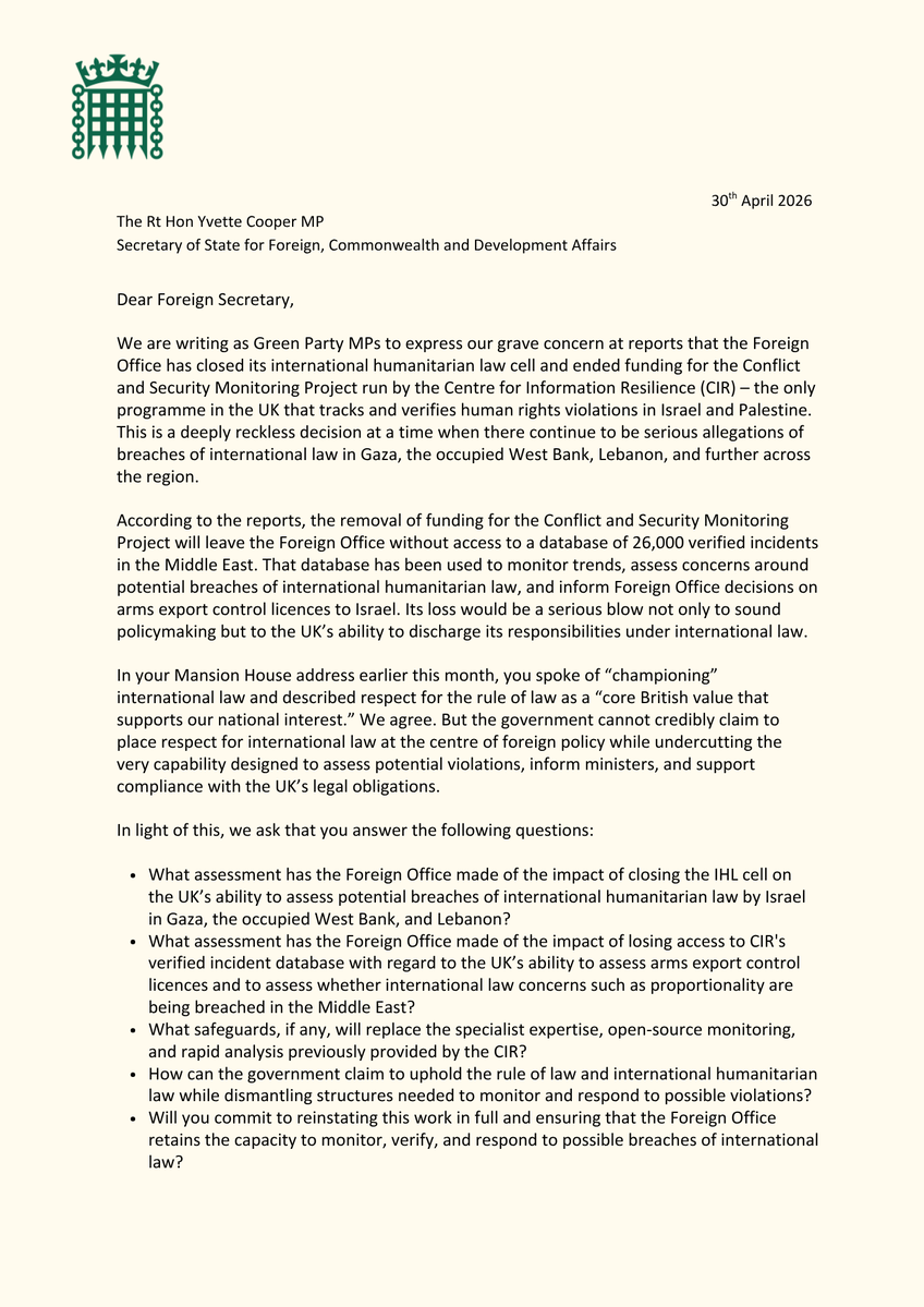 Dr Ellie Chowns MP tweet media