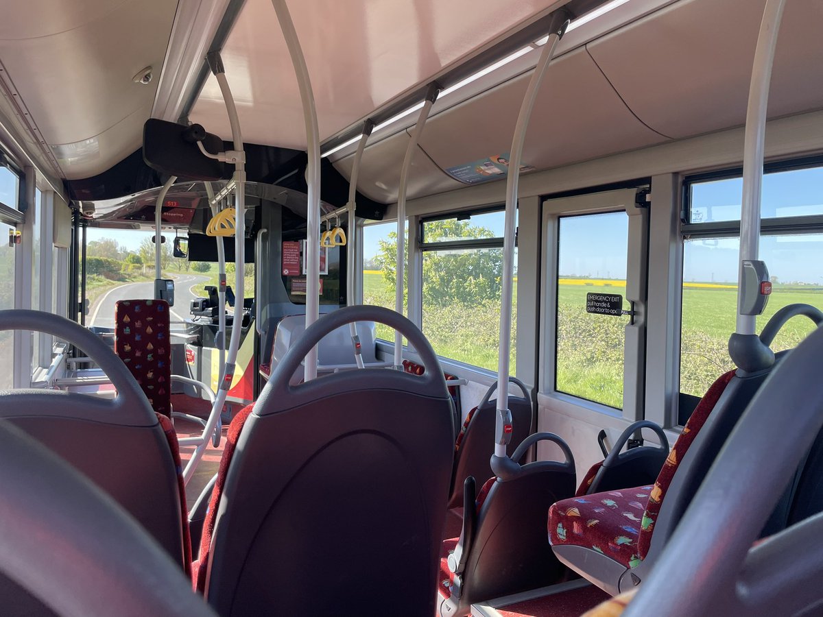 MisterSlush's tweet photo. I’m on the 71 from Easington to Withernsea. It’s a 25-seater (I think), quite possibly the smallest service bus I’ve ever travelled on. There’s just me and the driver. (If ever a route required a @PoetDeanwilson6 poetry offering, it’s this one 😂)… #HumberRivieraLife😎 https://t.co/wWnEhDk0p1