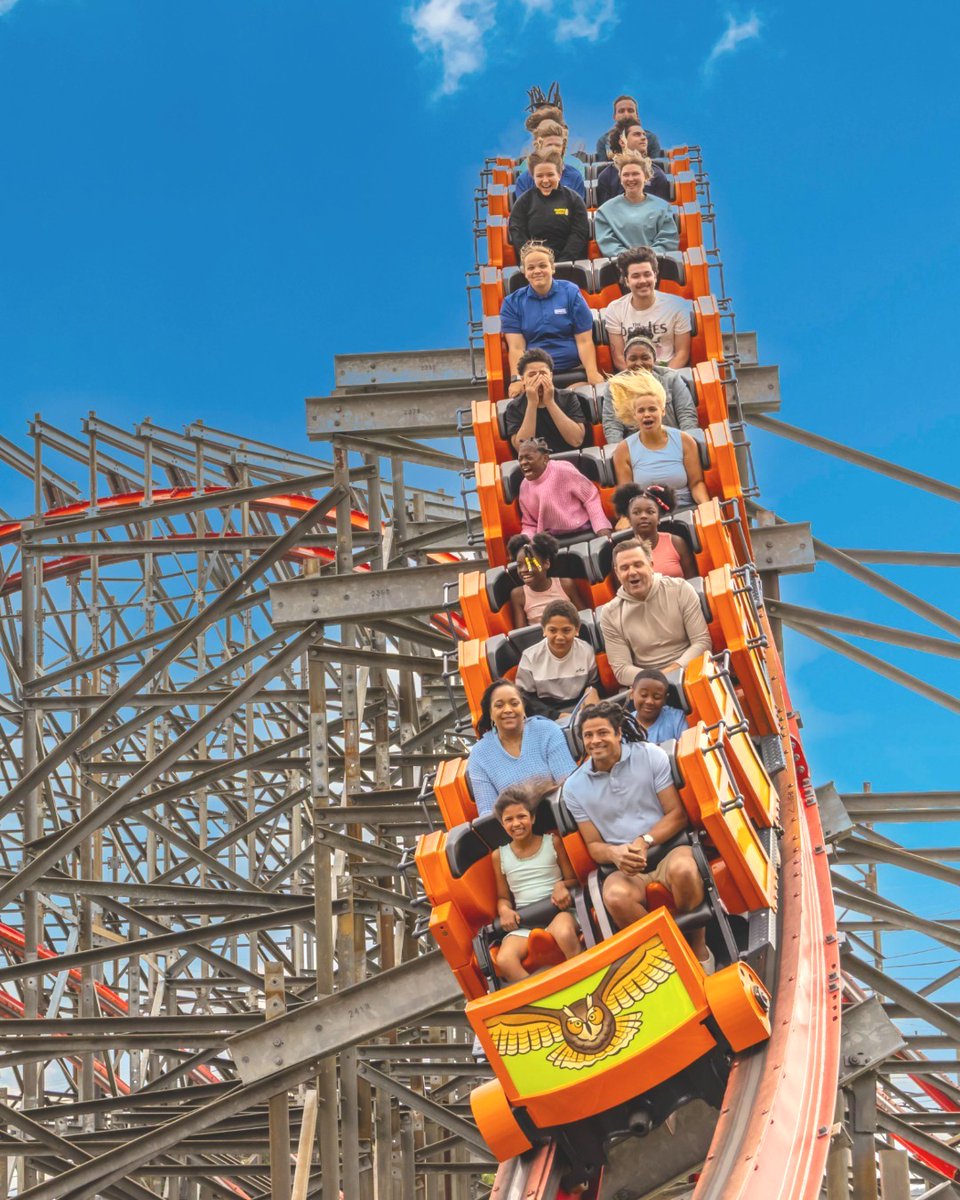 KentuckyKingdom's tweet photo. HAPPY BIRTHDAY WIND CHASER 🥳🎢

Today, our fan-favorite turns 10! Formerly known as Storm Chaser, this was the first roller coaster in America to feature a barrel roll drop.

🔗 Enjoy unlimited rides this year with a Season Pass as low as $79.99: https://t.co/0MzpaPSRC6 https://t.co/5YuStplwlO