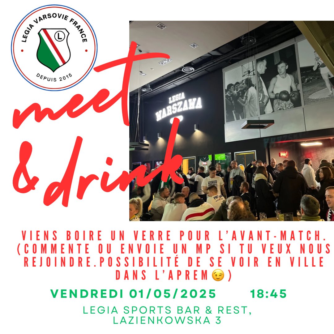 Legia Varsovie France 🇫🇷 tweet media