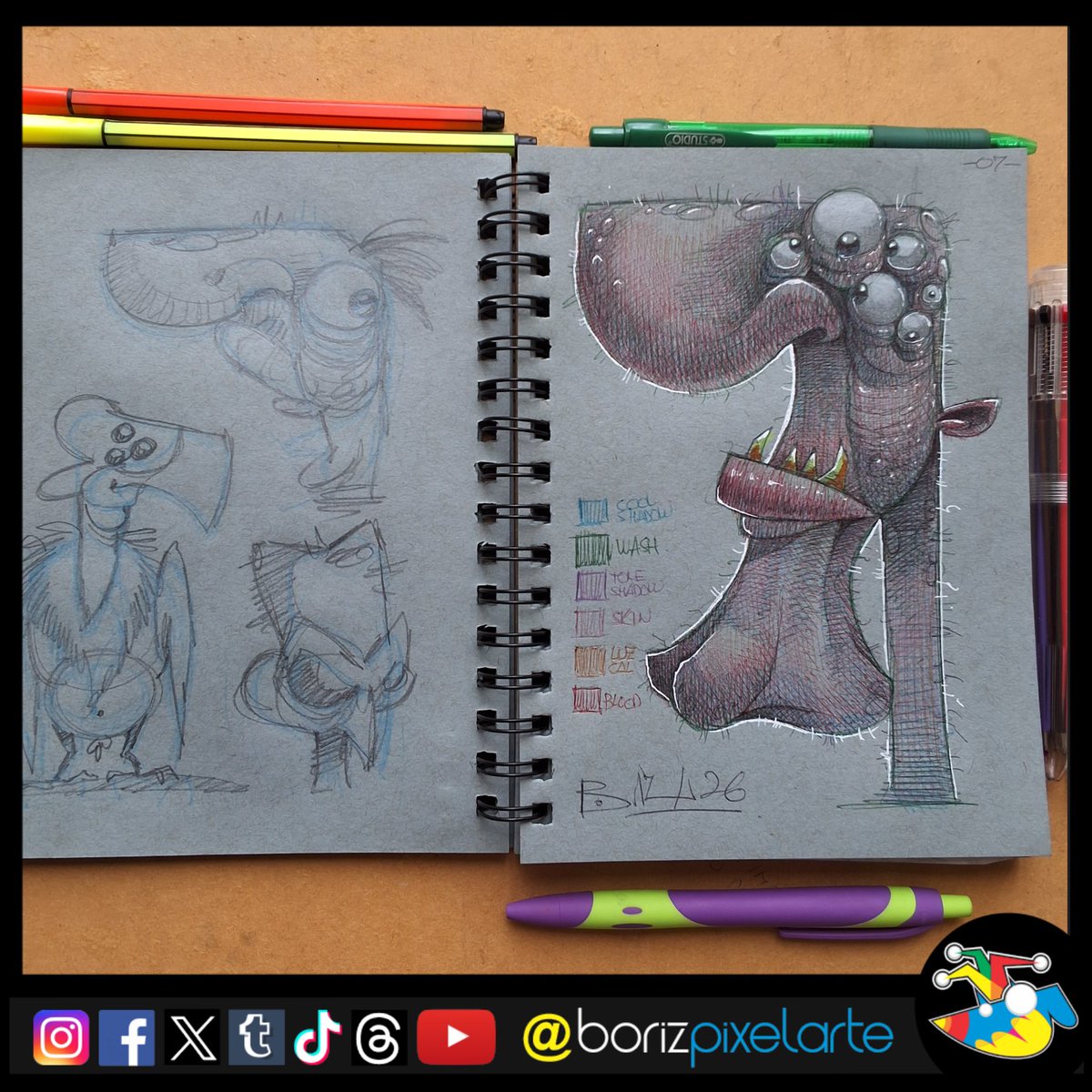 borizpixelarte's tweet image. Sk2507 - mix media
.
.
#FantasyArt
#MixedMediaArt
#CharacterDesign
#DarkFantasyArt
#IllustrationArtists