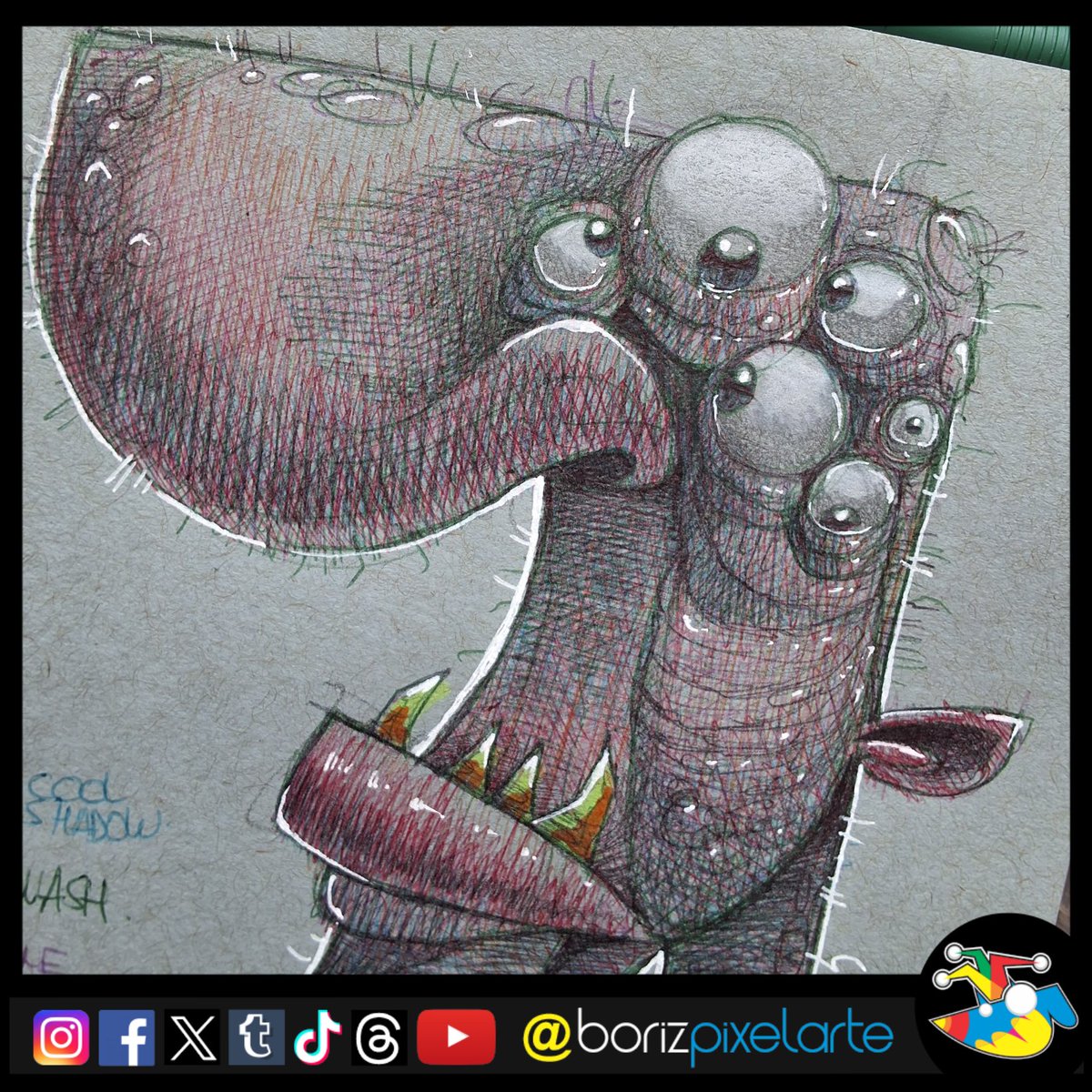borizpixelarte's tweet image. Sk2507 - mix media
.
.
#FantasyArt
#MixedMediaArt
#CharacterDesign
#DarkFantasyArt
#IllustrationArtists