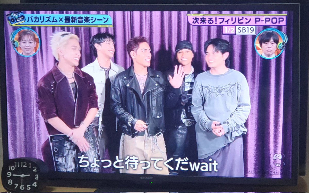 Filipino artists suddenly appearing on my TV here in Japan at almost 3:00 a.m. I was pleasantly surprised. 

Hello <a href="/SB19Official/">SB19 Official</a>!