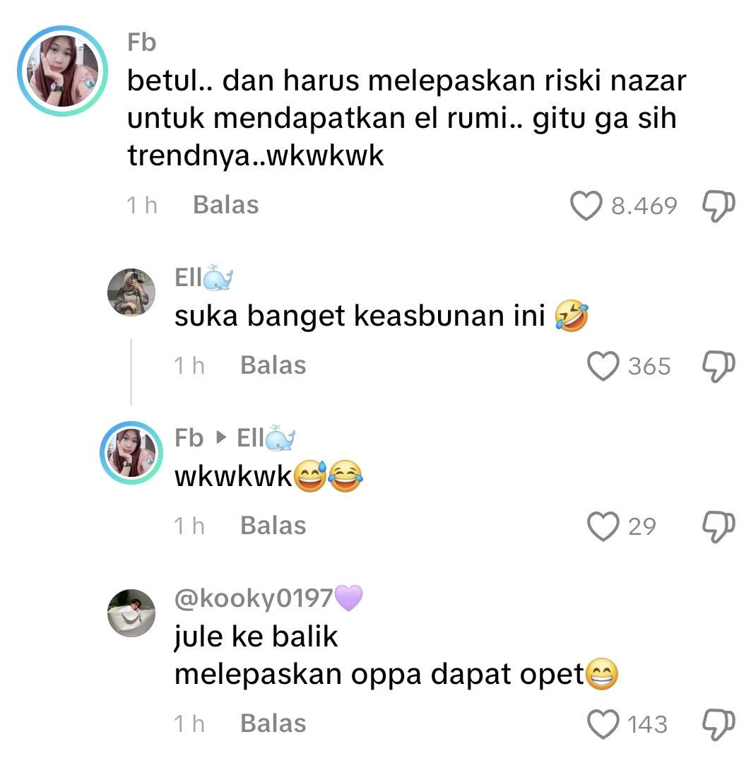 meliodas_707's tweet photo. Jule said:
 Lepas oppa dapet opet hahahahah https://t.co/acUsqSAM5V