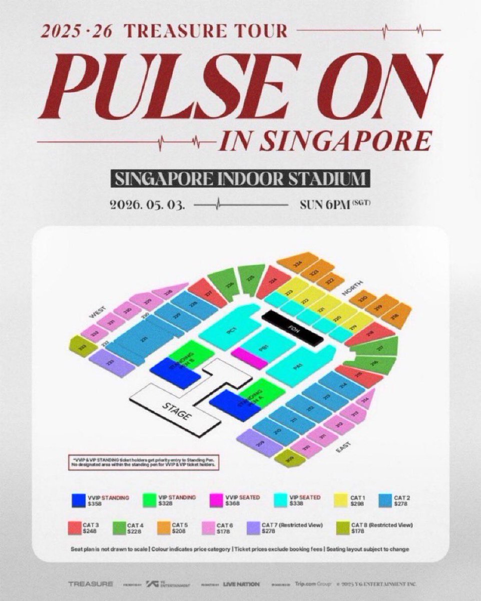 WTS Treasure Pulse On in Singapore 

Section 221
2 tickets
Row 2 

Original price

#treasure #treasureinsg