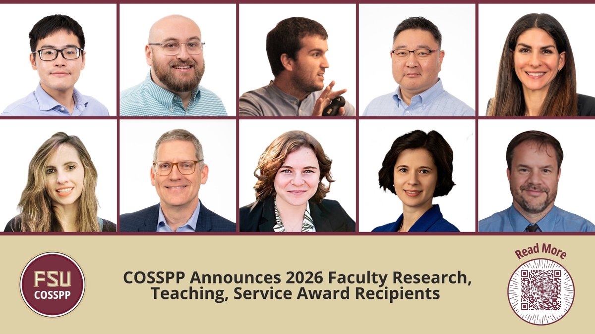 FSU College of Social Sciences and Public Policy tweet media