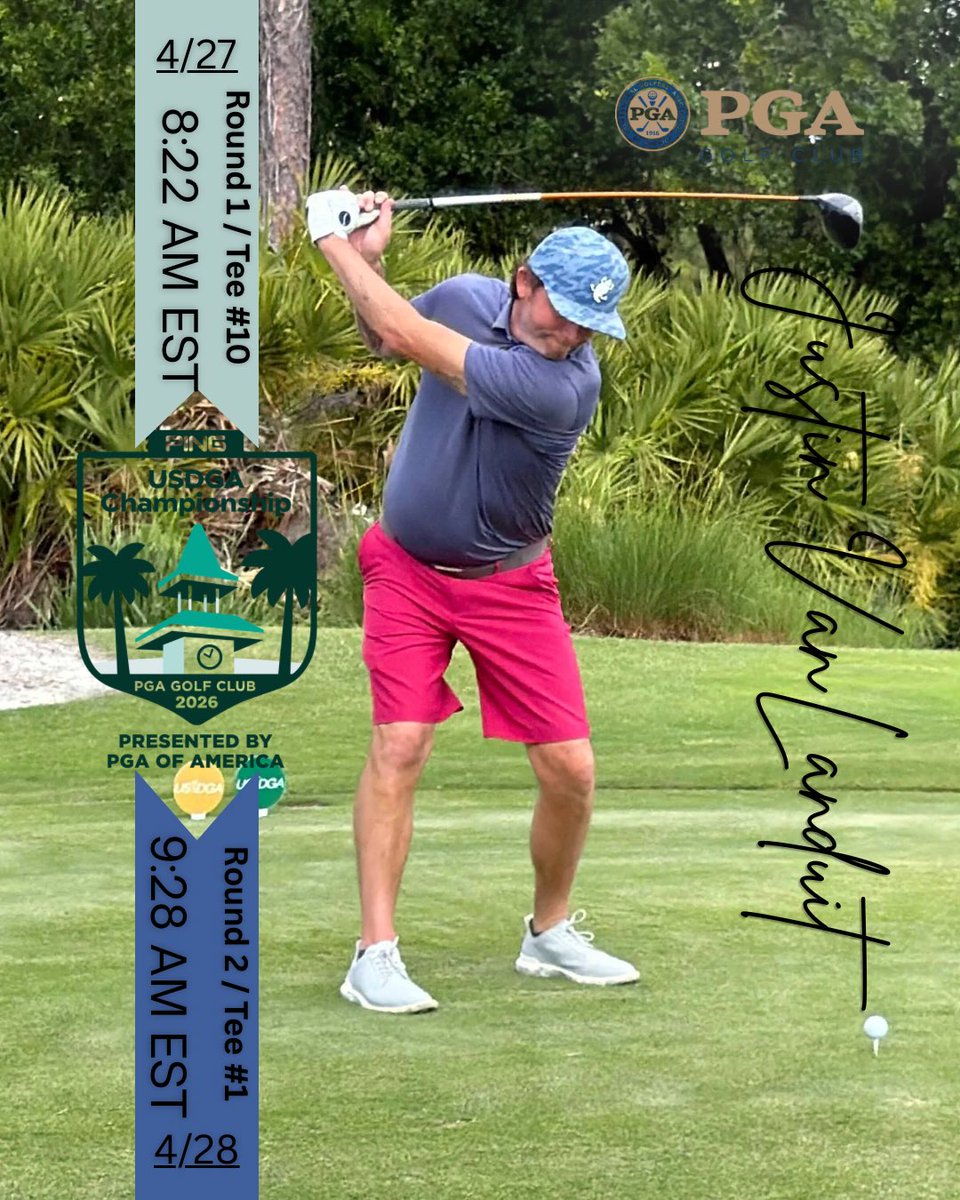 TurfTank's tweet photo. Such a great time in Florida for @USDGA Championship @PGAVillage disappointed with the second round but closed out the event with a great round.  Now I need to learn how to putt, would have been a lot more birdies and par saves.  Golf course was in tremendous condition @vtsykes https://t.co/yZH3jOruGh