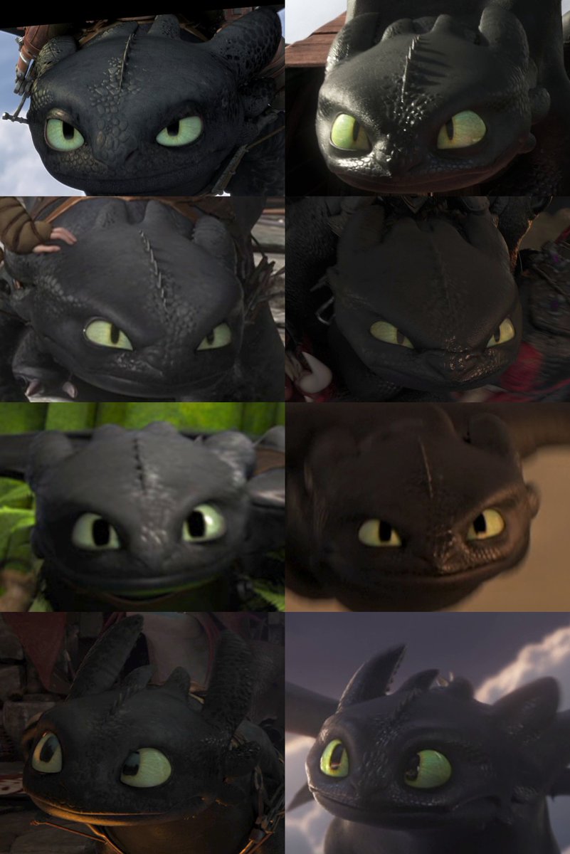 roma2poi's tweet photo. Toothless's head in the second and third movies (part 23).                                                

#Toothless #HTTYD #HTTYD2 #HTTYD3 #DreamWorks #howtotrainyourdragon #howtotrainyourdragon2 #howtotrainyourdragon3 #nightfury https://t.co/U5RCB5pWJs