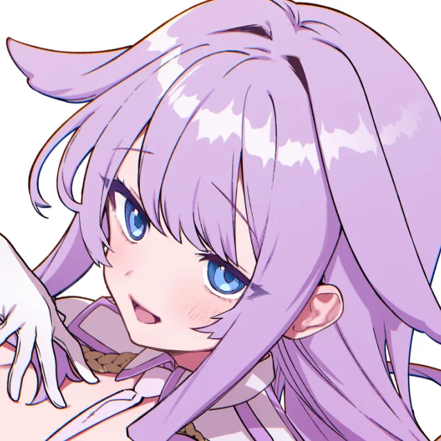 アイコンの卯級さんずっと初期デザイン(目が紫色)のままだったからちょい加筆してアップデートしてみた!