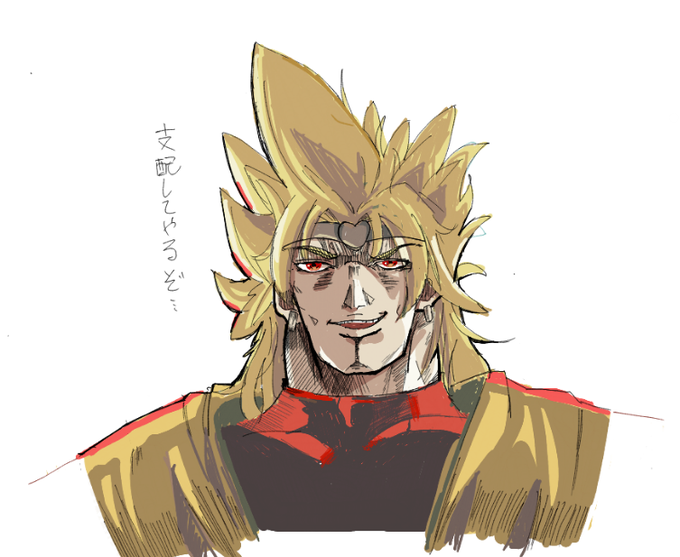 入り浸ってる絵チャにDIO描きました よろしく 