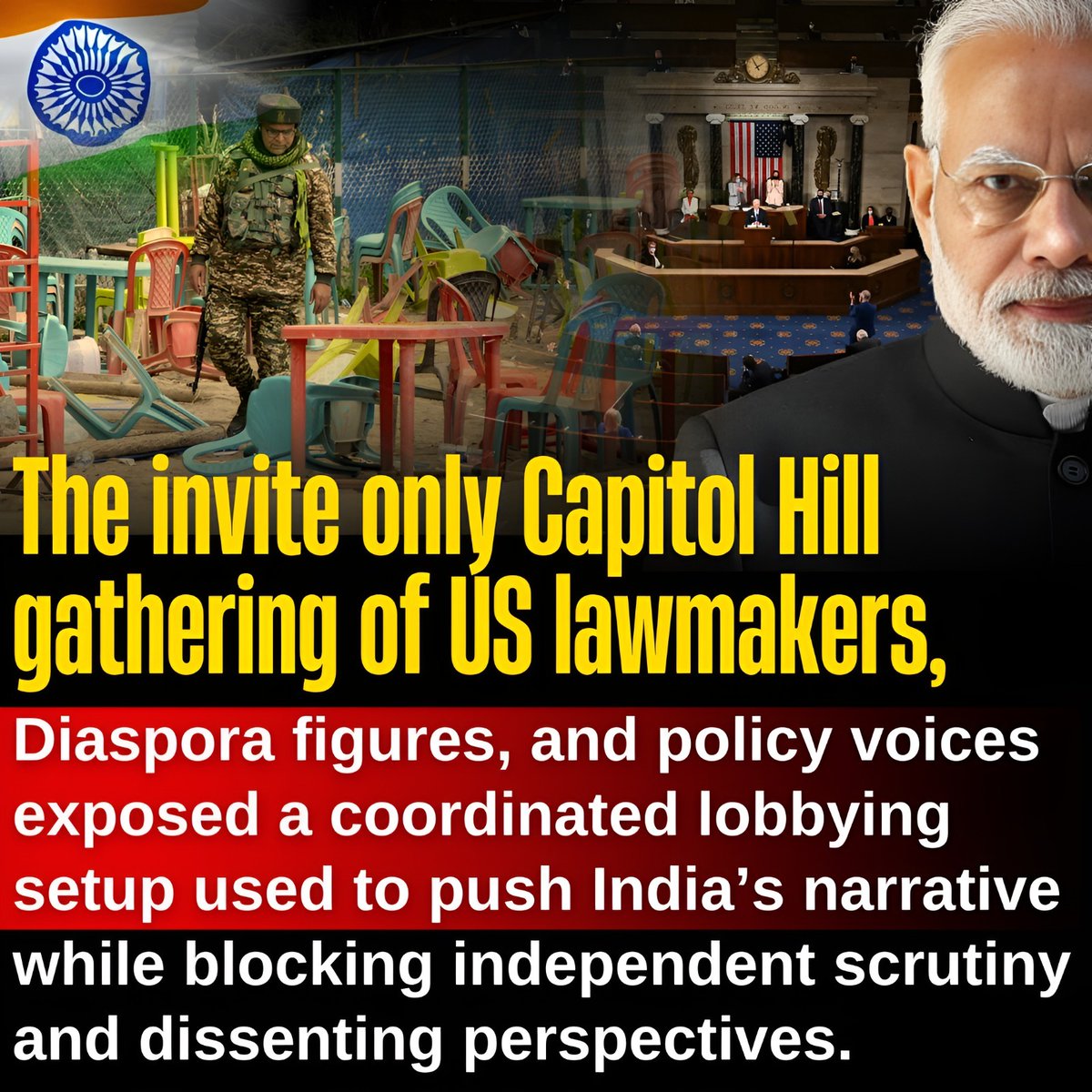 ZeshanDanishAdv's tweet image. India’s Embassy in Washington DC held a closed-door “Human Cost of Terrorism” event at Capitol Hill with limited media access. Participation of US lawmakers and experts drew attention, while critics raised concerns over transparency. #India #CapitolHill #Diplomacy