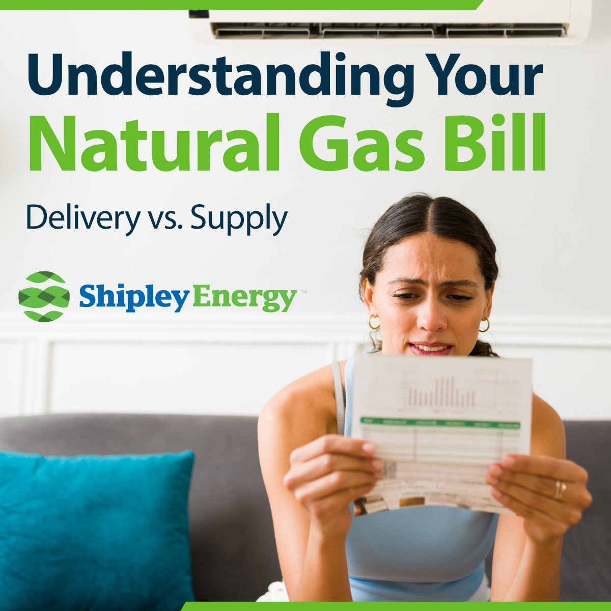 ShipleyEnergy's tweet image. Did you know your #gas bill has two separate charges? 👀

✅ #Supply is the cost. In deregulated states, you can #shop for this and potentially pay less.
✅ #Delivery is what your utility charges to deliver gas. This doesn't change.

Learn more! 👉 hubs.la/Q04d-Csr0
