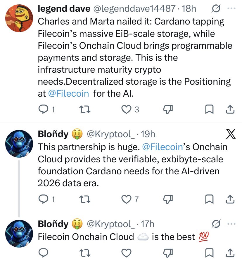 This is insane… they botted the comments to create fake hype around a “partnership” that essentially means nothing

SOO MUCH of Crypto Twitter is like this 

x.com/filecoin/statu…

$ICP
