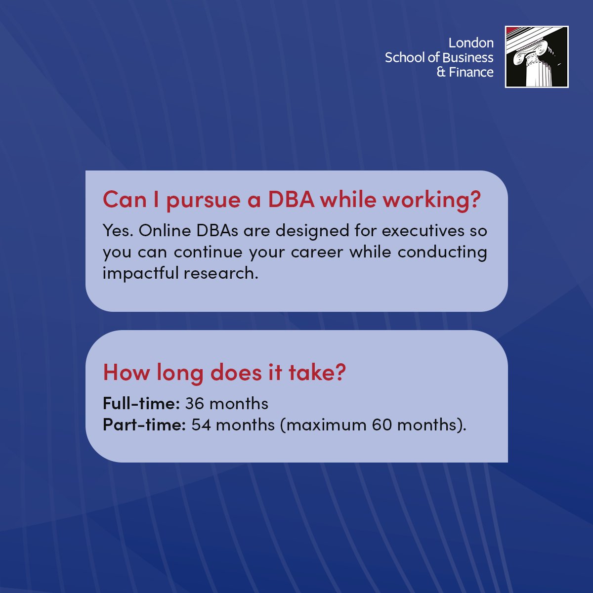 lsbfeducation's tweet photo. Thinking about a DBA?
Here is what you need to know.
📌 Different from a PhD
📌 Built for working professionals
📌 100% online at LSBF
🔗 [https://t.co/598cxtdU3W]
#DBA #LSBF #Leadership https://t.co/UMsYs91dr7