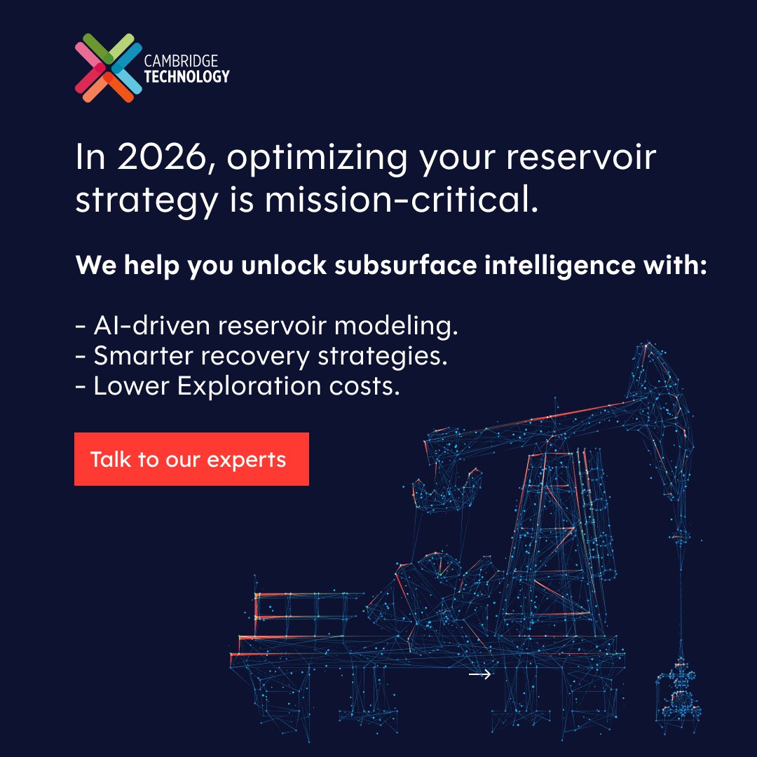 CambridgeTechUS's tweet image. Maximizing hydrocarbon recovery today demands AI, automation, and domain expertise. Our reservoir modeling solutions help E&amp;amp;P companies reduce uncertainty, optimize production, and lower costs. Talk to us. cambridgetech.com/clean-tech-ene…
#OilAndGasTech 
#CleanEnergy 
#EnergyInnovation
