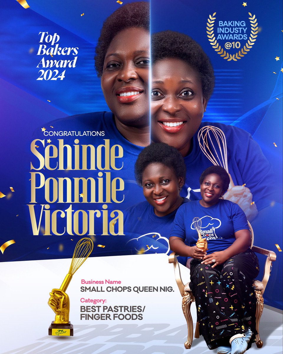smallchopsqueen's tweet photo. Award-winning taste, globally recognized 👑✨ BEST PASTRIES / FINGER FOODS 2024 🏆 From Port Harcourt to the world🌹
Thank you for believing in Small Chops Queen NIG!
#SmallChopsQueenNIG #AwardWinningChef #ChefSeyvic #TopBakersAward2024 #BestPastries #FingerFoods #Portharcourt https://t.co/itnA5V5ExT