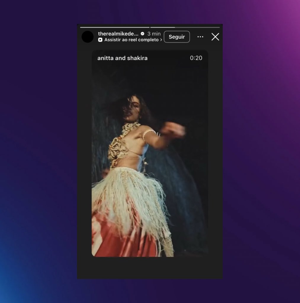 Mike Dean, produtor de The Weeknd, compartilhou o teaser de “Choka Choka”, parceria de Anitta com Shakira.