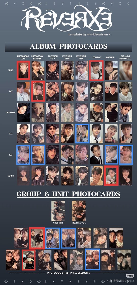 WTT #EXO REVERXE PHOTOCARD POSTCARD ALBUM (1st pic) ♥️ I have