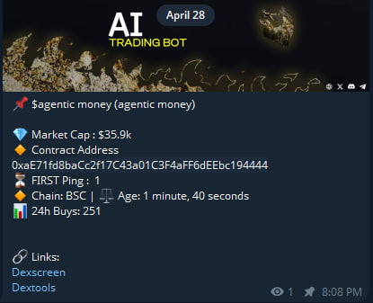 BSC AI Bot tweet media