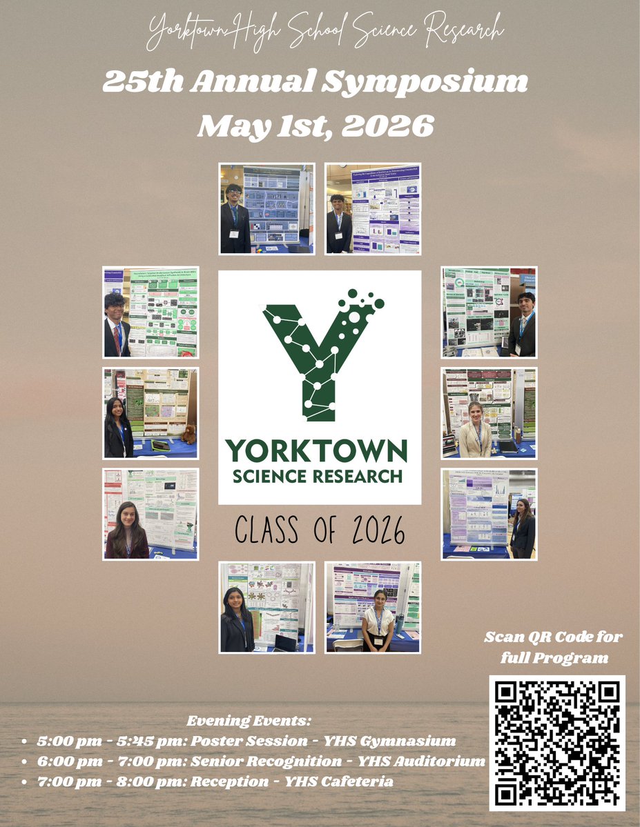 Yorktown High School Science Research 🌽🥽 tweet media