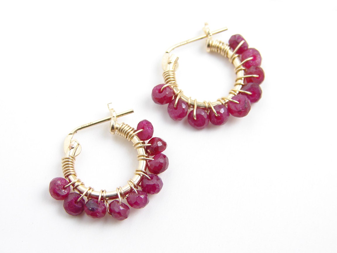 JewelryByMikako's tweet photo. Ruby Hoop Earrings ~ July Birthday ~ 10mm, 12mm or 14mm ~ 14K Gf Hoop Earrings ~ Natural Ruby Earrings ~ Valrntine's Day Gift ~ Gift for Her https://t.co/iJWL9Jmugh #NaturalRuby https://t.co/t1dyE0D6hm