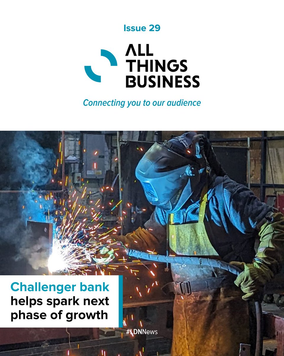 allthingsbusldn's tweet image. ISSUE 29

The third edition of the year has arrived, bringing you the latest business news from across the city, including how Allica Bank is supporting Metallico Ltd with funding for an exciting new phase of growth.

#BusinessNews #London