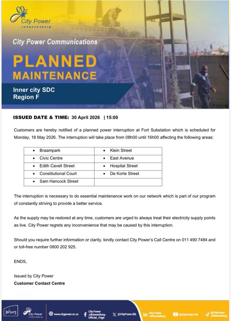 @CityPowerJhb tweet media