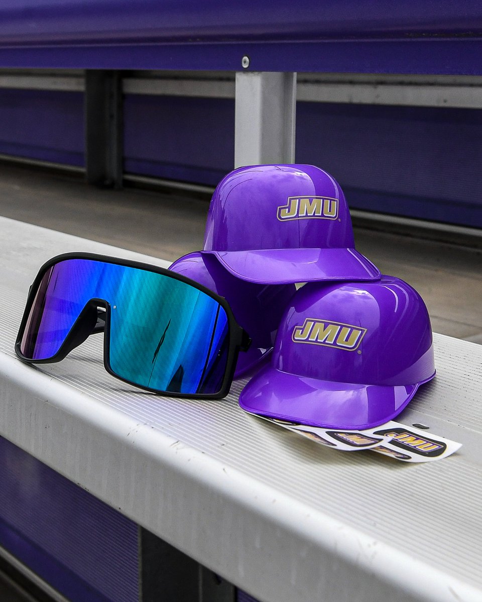 JMUBaseball's tweet photo. Don't miss out the giveaways at VMP this weekend to help kick off May!

Friday: JMU baseball ice cream helmet
Saturday: JMU eye back stickers
Sunday: JMU sport sunglasses

#GoDukes https://t.co/2ggKuMYCbm