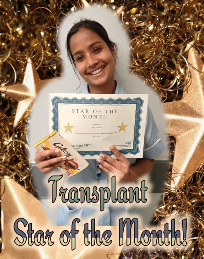 JimQuickMFT's tweet image. Well done to todays quiz winner Steve on JQ, and well done to our beautiful star of the month in April Anju! Nominated for her dedication, passion and hard work on the ward! @MFT_PatientExp @Michaela0895 @parkerkarenj @MFTnhs @NHS #Winner #Dedication #Congratulations
