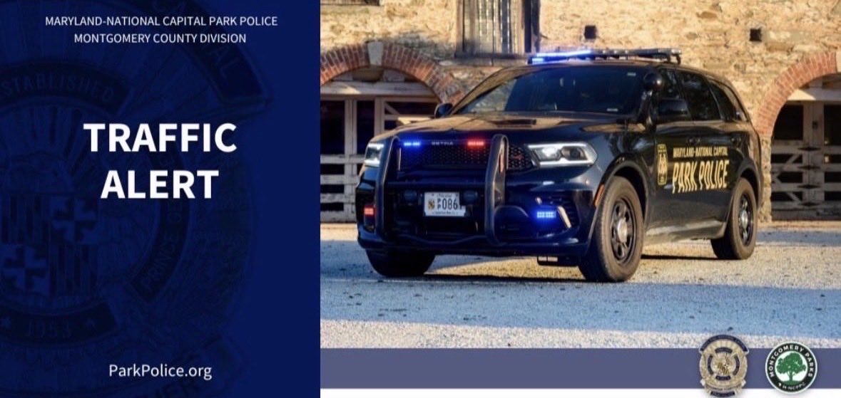 ParkPolice's tweet image. Sligo Creek Parkway between University Blvd and Dennis Ave is closed in preparation for Sligo Creek Fest this Saturday.  The road will reopen as scheduled on Sunday evening.  @WTOPtraffic