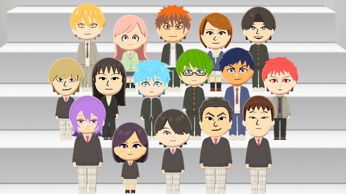 ambert_art's tweet photo. 奇蹟世代 ❤️💛💚💙💜
#トモダチコレクション新生活 #トモコレ #黒子のバスケ https://t.co/S2rbLW0at5