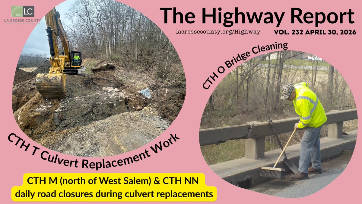 lsectyhighway's tweet photo. CTH JB road pulverizing starts Tuesday May 5th, one lane closure.  We have alot of work being done in the County.  Please watch for construction zone signs, slow down, and be prepared to stop.  Keep our crews and fellow commuters safe.  Thank you! https://t.co/retOkmTBTC