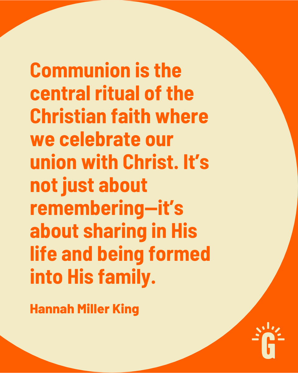 _good_faith's tweet photo. We’re not just remembering something at communion, we’re being reshaped by it.

In this episode, Hannah Miller King unpacks how the table of God forms us to resist consumer culture, receive grace, and carry hope into a weary world. https://t.co/QXvFdMlPfg https://t.co/QDLiBo3Sbh