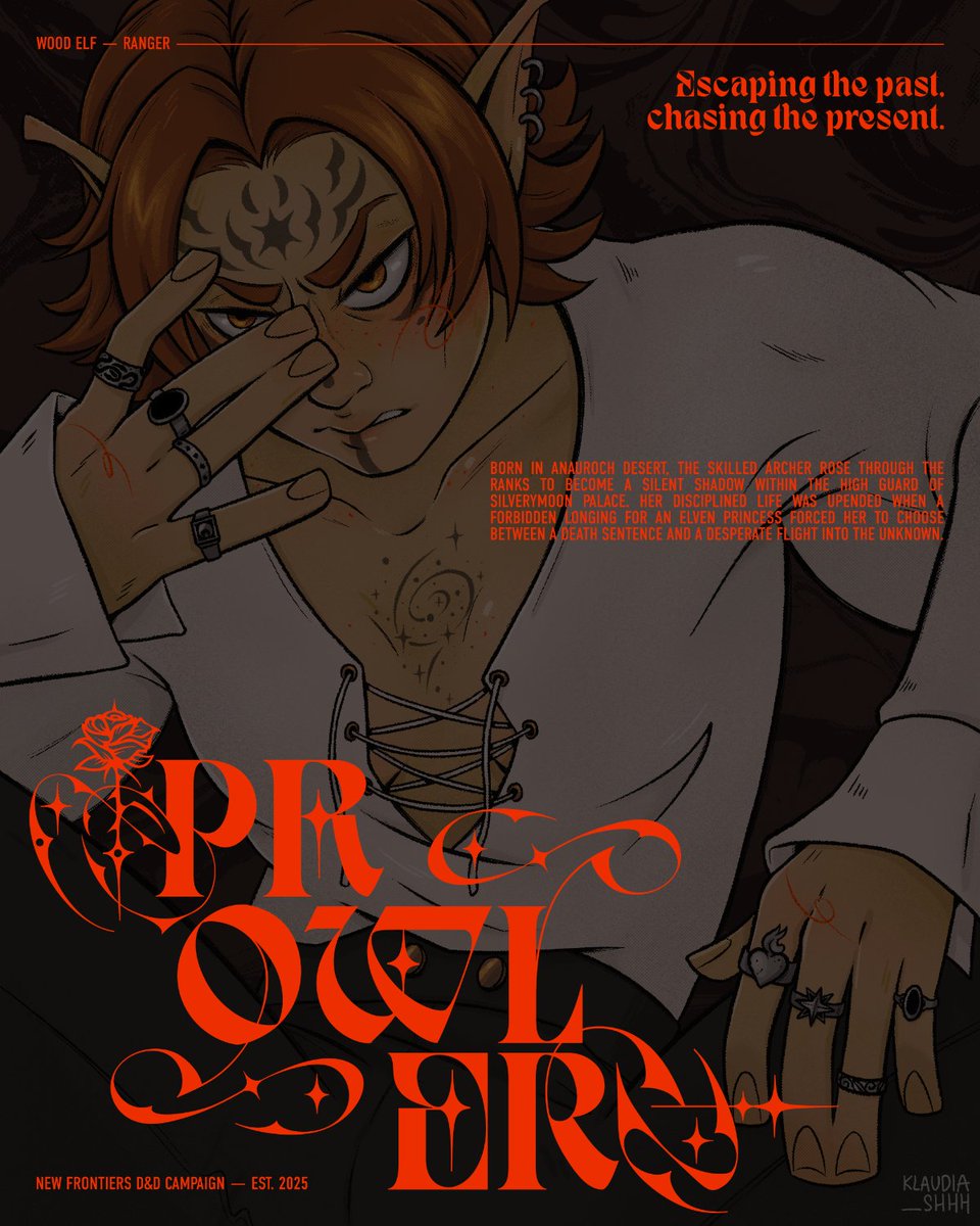 klaudia_shhh's tweet image. My beloved emo child who fell in love with a princess (that's not allowed 😔) #dnd